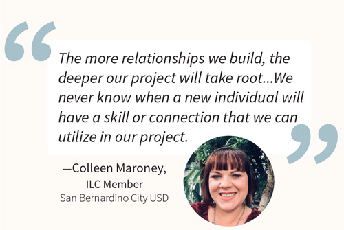 Quote by Colleen Maroney, ILC Member.